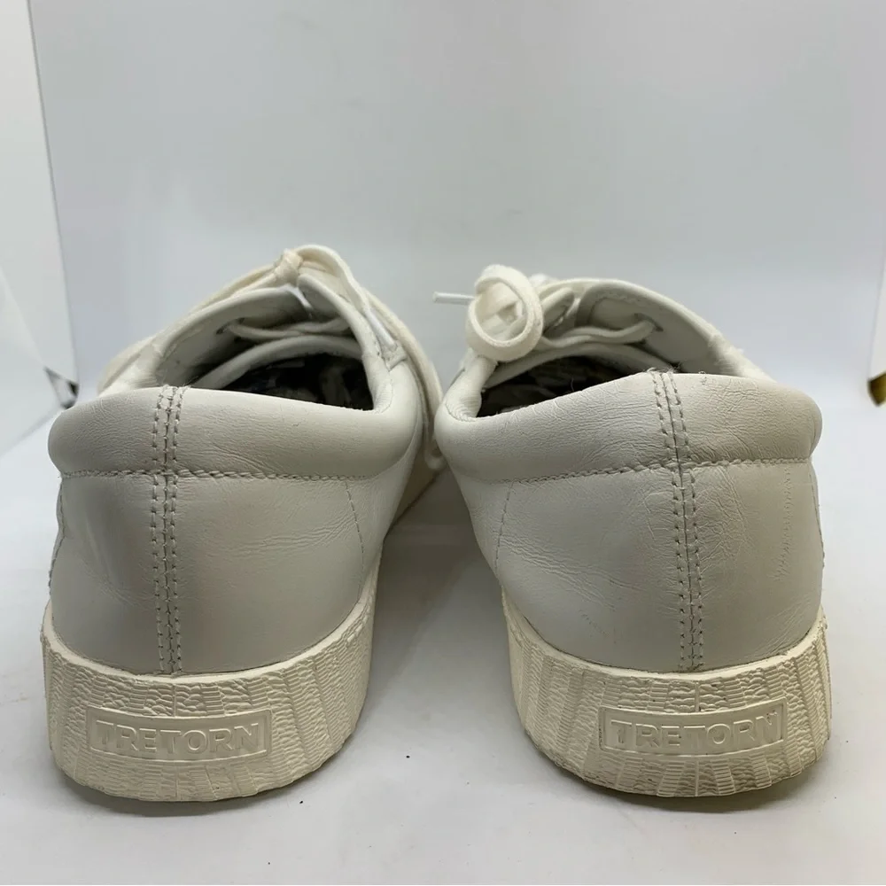 Tretorn Leather 2 Nylite Plus White on White Tennis Shoes Womens Size 11